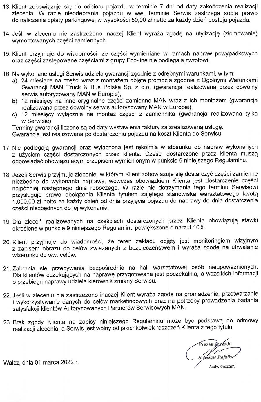 Regulamin Serwisu ALBOR #1