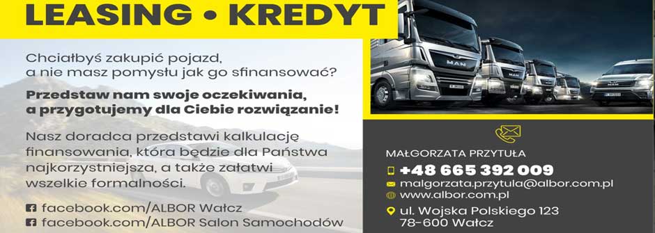 Albor Wałcz - Leasing - Kredyt