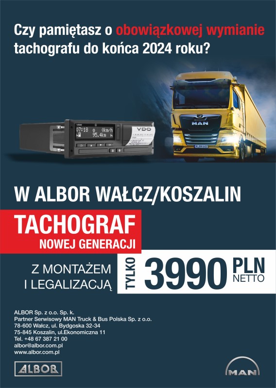 Tachografy nowej generacji