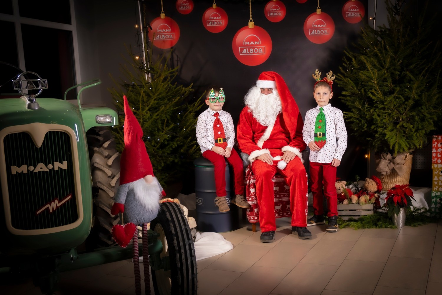 Sesja Świąteczna z Mikołajem