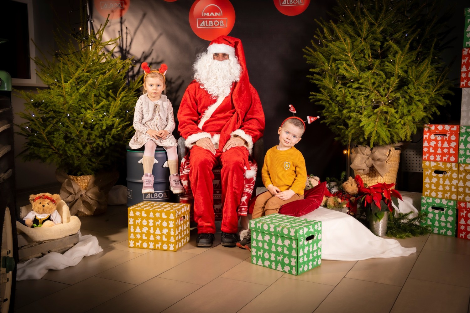 Sesja Świąteczna z Mikołajem