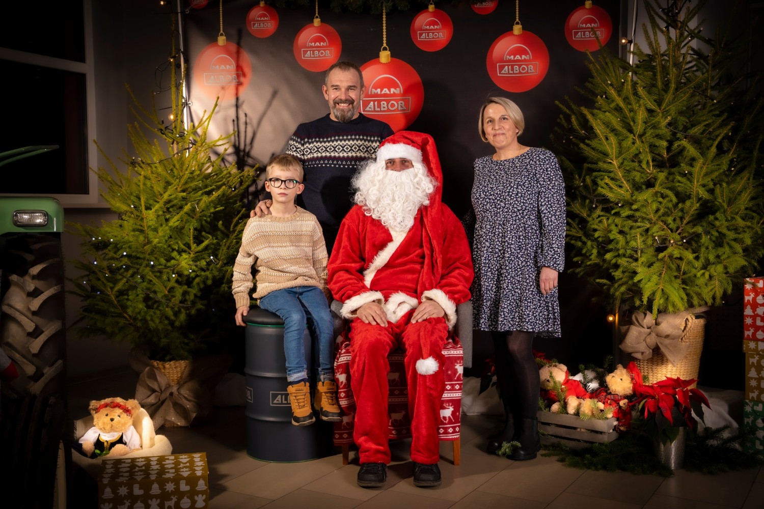 Sesja Świąteczna z Mikołajem