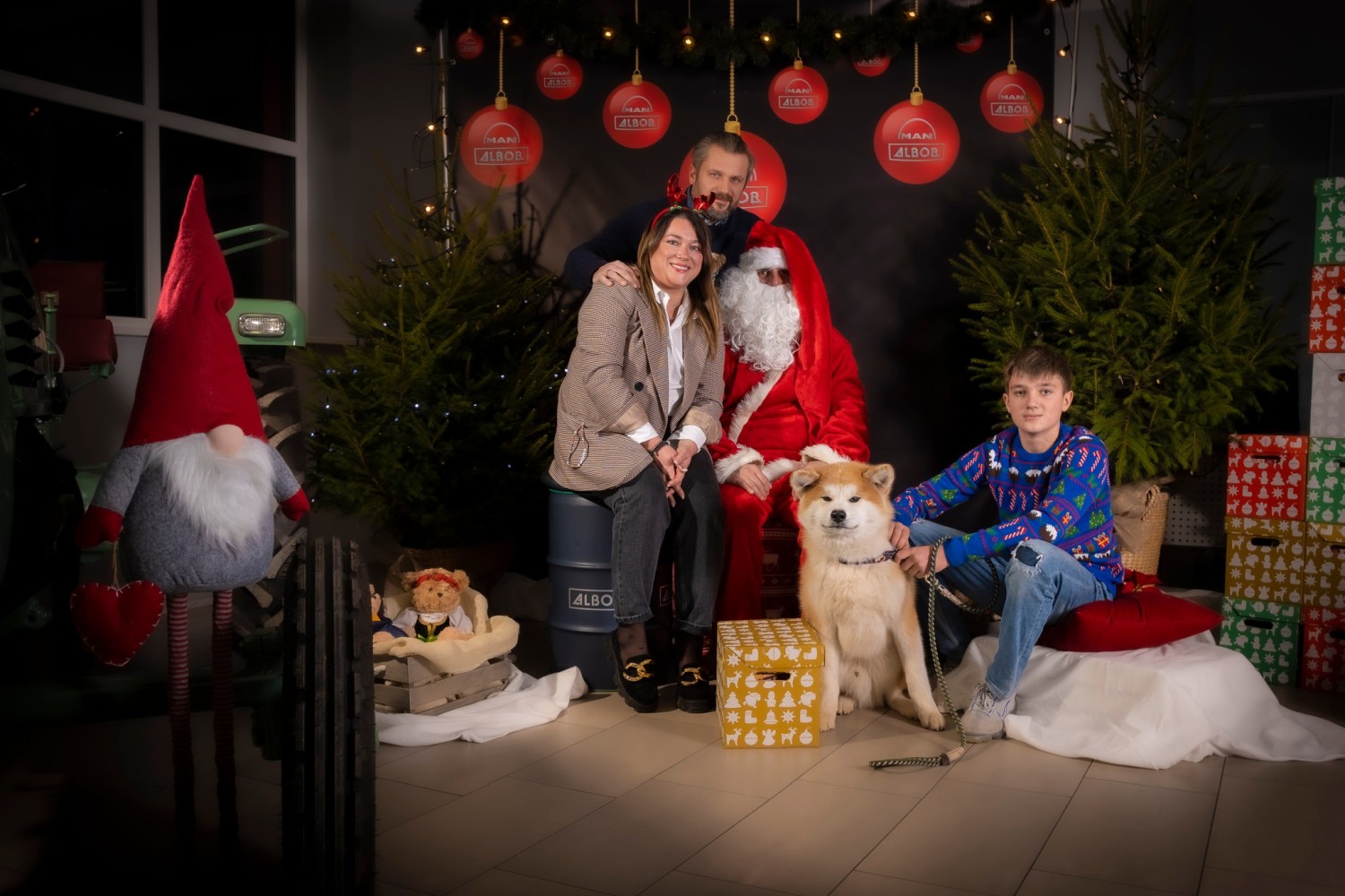 Sesja Świąteczna z Mikołajem