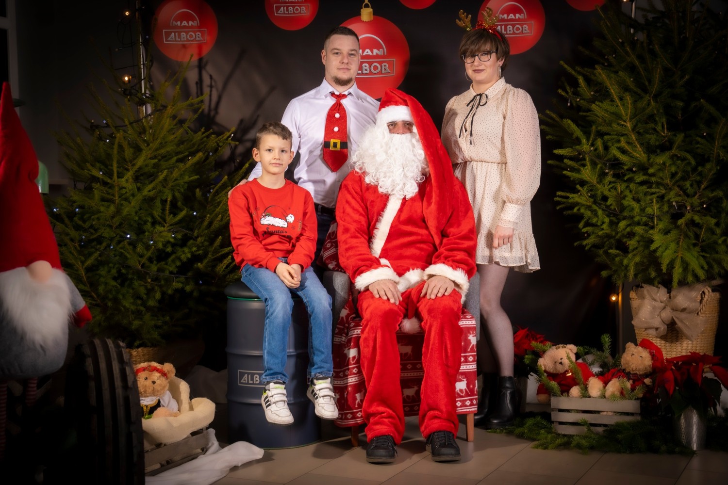 Sesja Świąteczna z Mikołajem