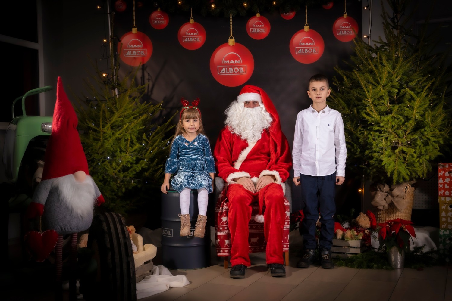 Sesja Świąteczna z Mikołajem