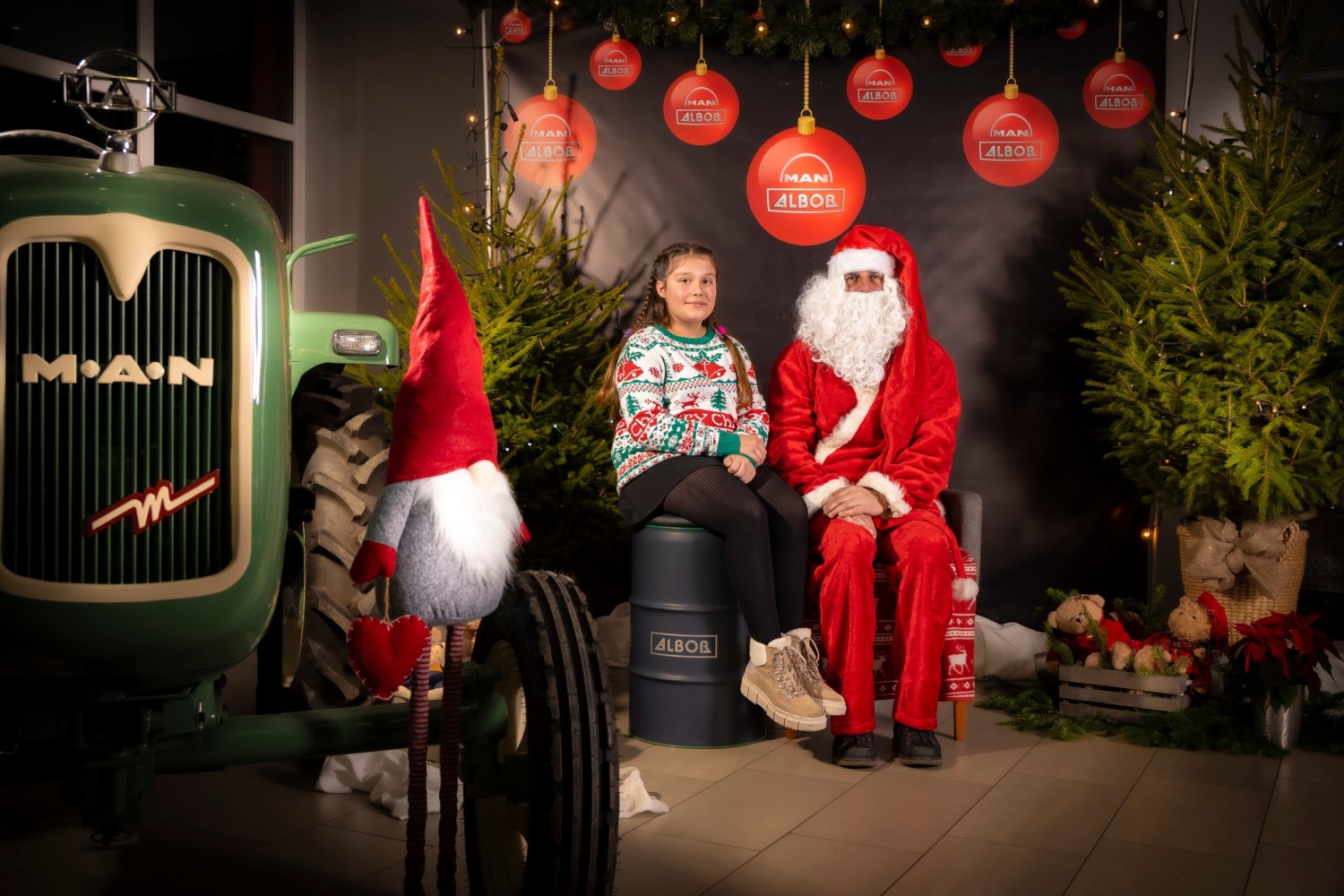 Sesja Świąteczna z Mikołajem