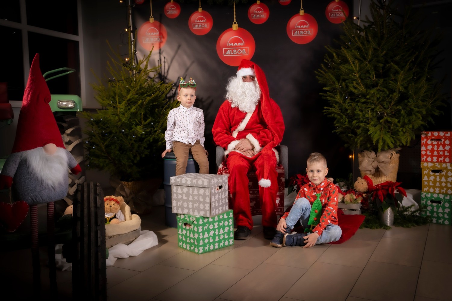 Sesja Świąteczna z Mikołajem