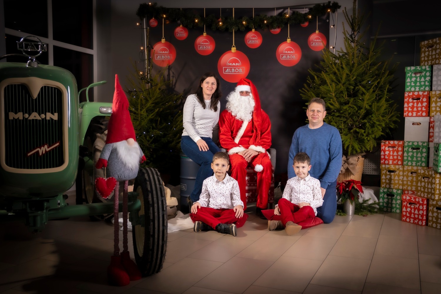 Sesja Świąteczna z Mikołajem