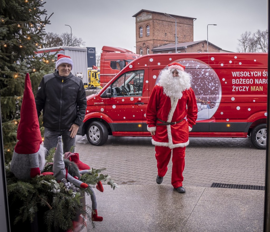 Świąteczny MAN