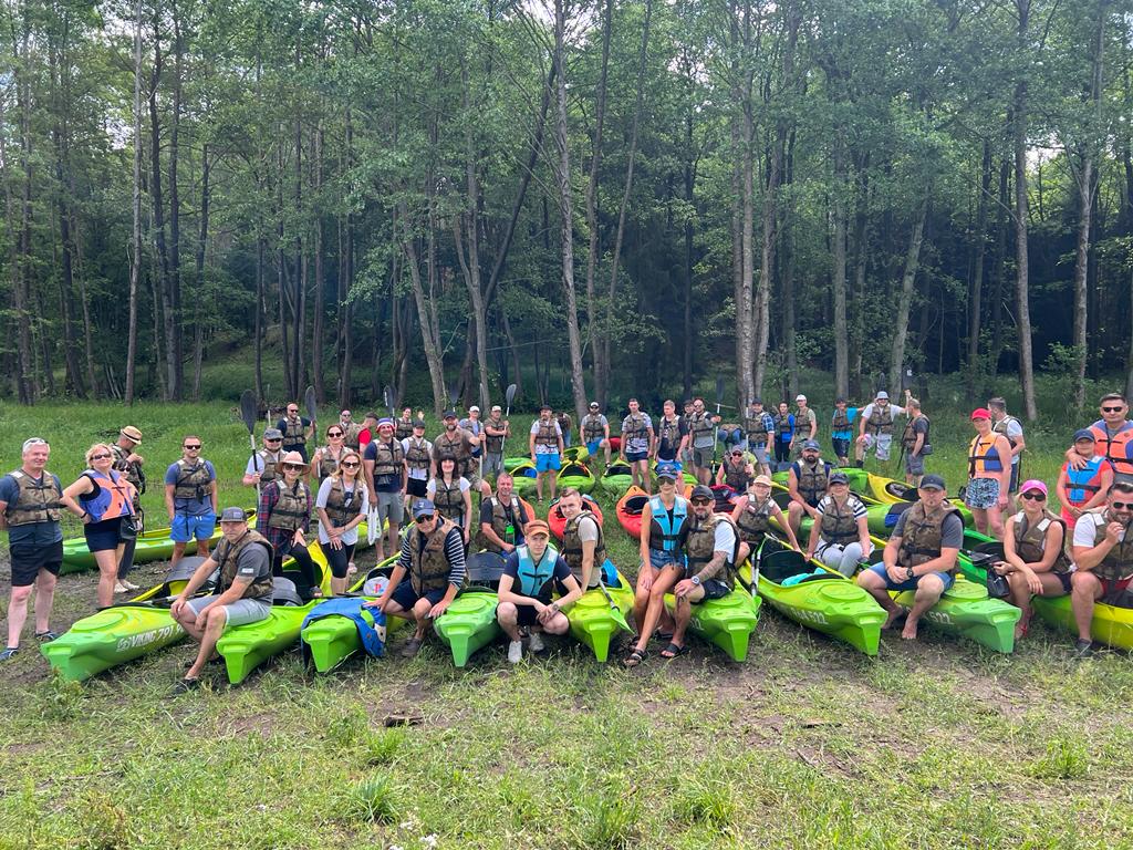 Ekipa ALBORu na szlaku wodnym