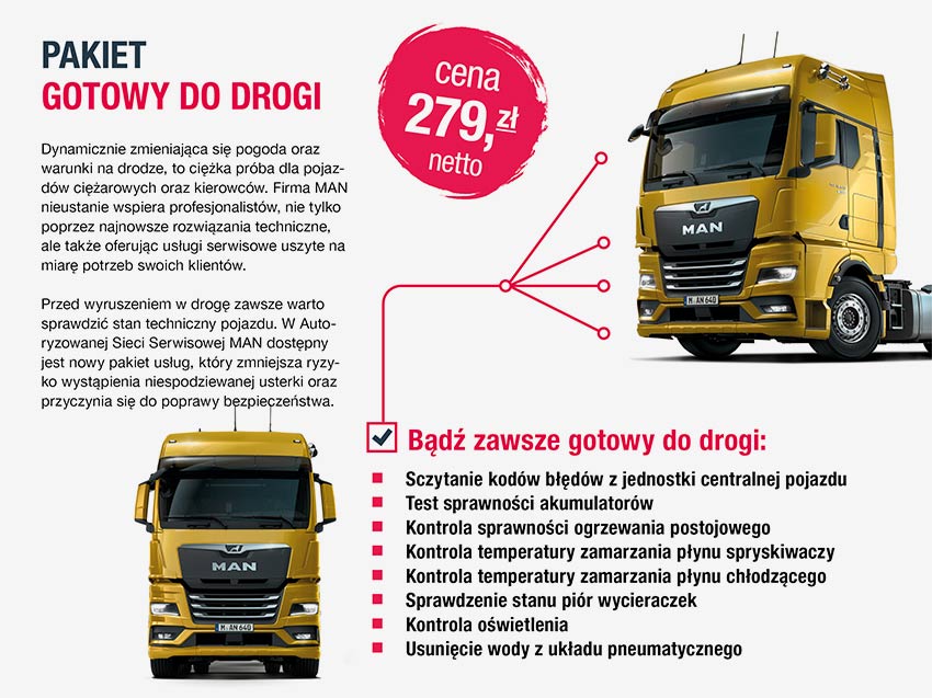 Zimowa promocja MAN - zapraszamy do ALBOR w Wałczu