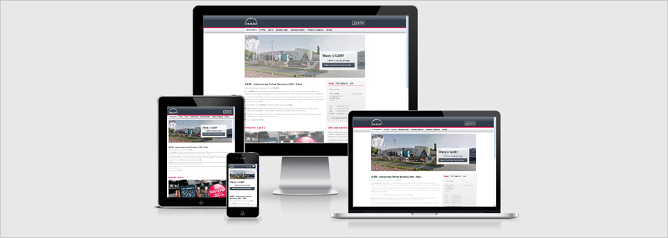 Nasza nowa strona internetowa działa r&oacute;wnież na urządzeniach mobilnych