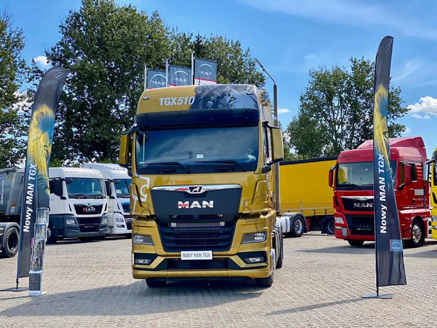 Dni otwarte nowego modelu MAN TGX w siedzibie ALBOR w Wałczu