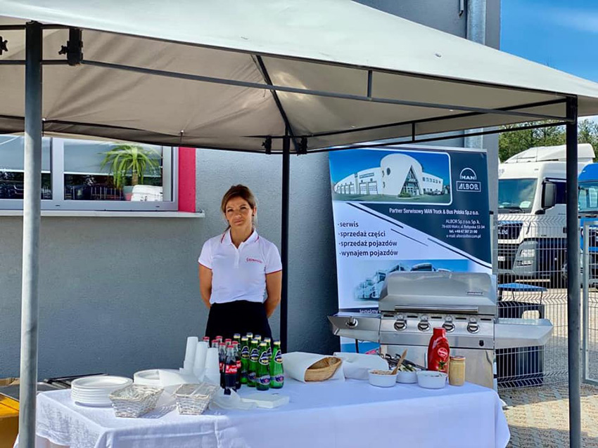 Dni otwarte nowego modelu MAN TGX w siedzibie ALBOR w Wałczu
