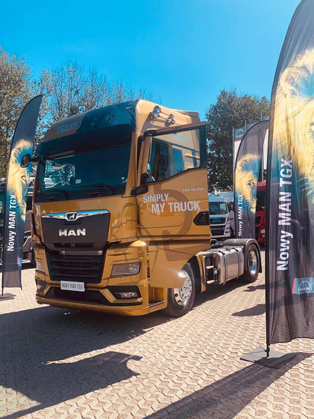 Dni otwarte nowego modelu MAN TGX w siedzibie ALBOR w Wałczu
