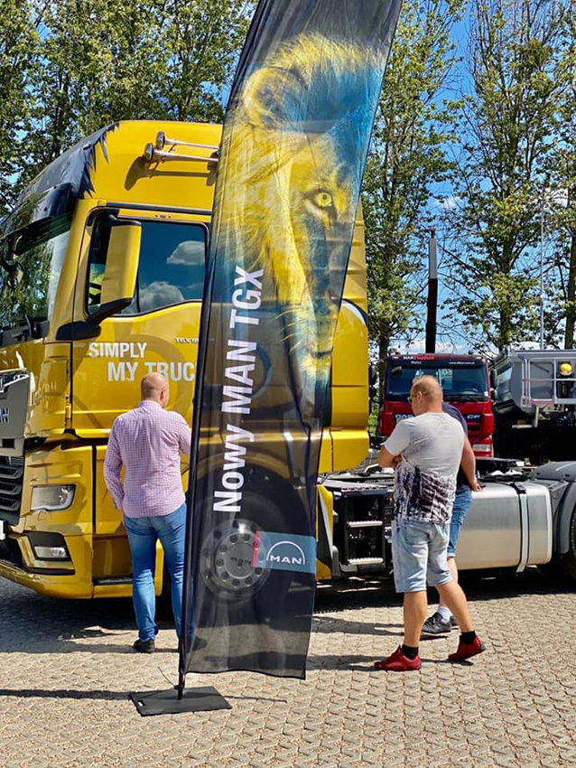 Dni otwarte nowego modelu MAN TGX w siedzibie ALBOR w Wałczu