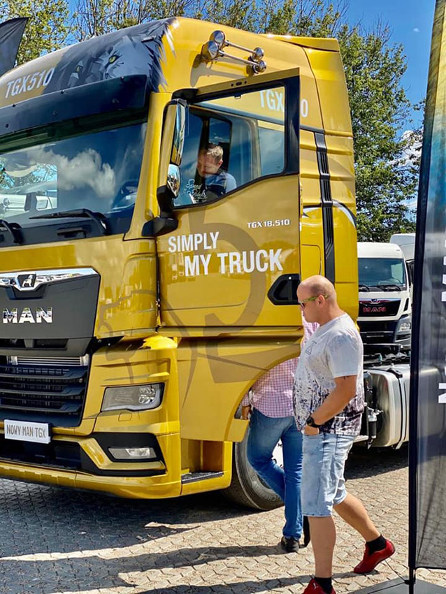 Dni otwarte nowego modelu MAN TGX w siedzibie ALBOR w Wałczu