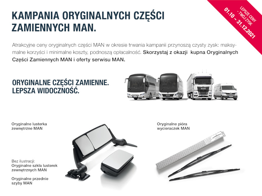 Jesienna promocja MAN 2021 - ABSOLUTNIE WIDOCZNE